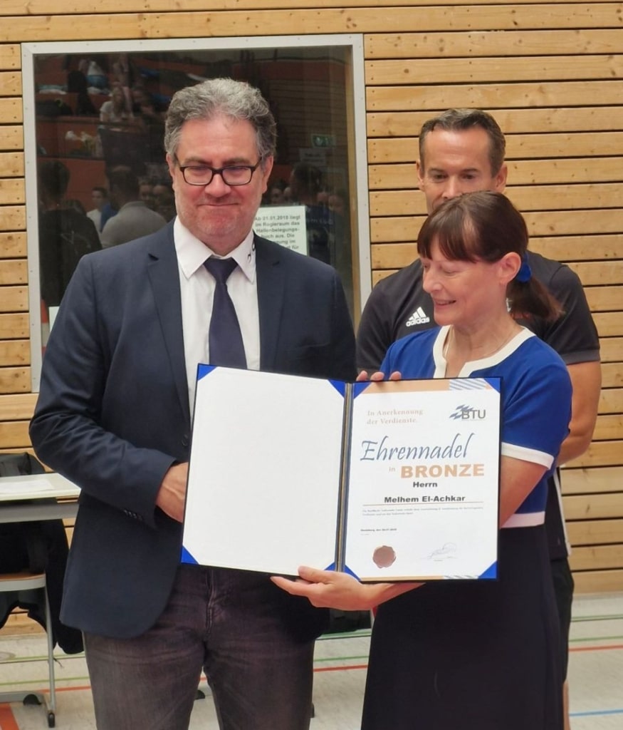 Ehrennadel in Bronze für Mel 1